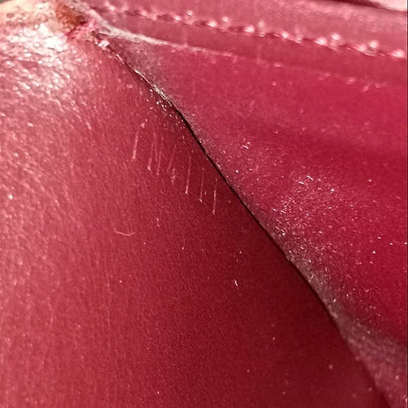 LOUIS VUITTON Rouge Fauviste Monogram Vernis Rossmore Wallet - Picture 14 of 16